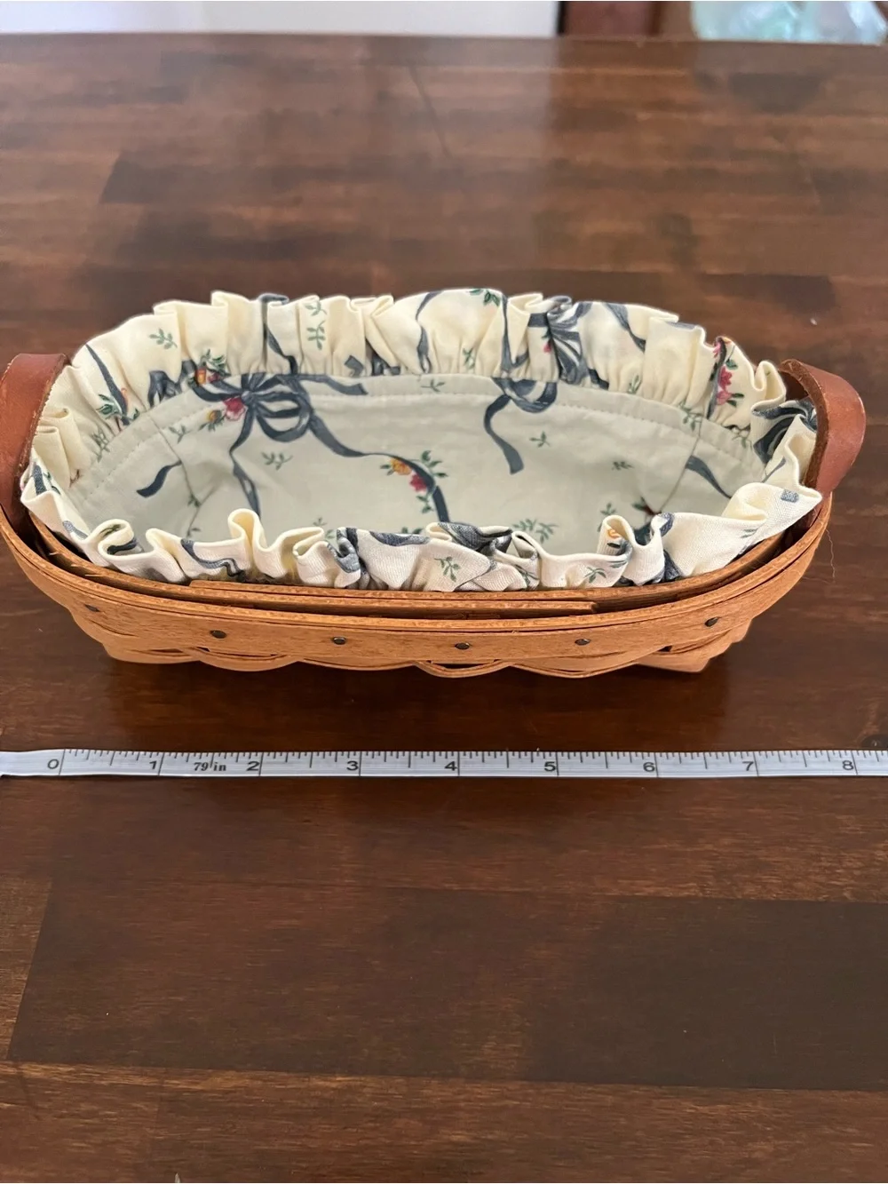 Longaberger Lavender Booking Basket, 1994